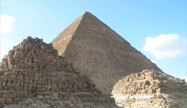 Chufuova / Cheopsova pyramida v Gíze - Egypt