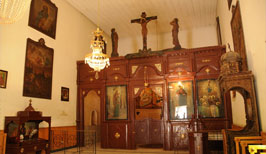 Interiér kostela svatého Sergeje