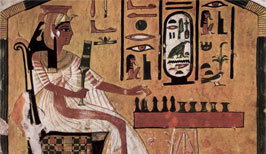 Výzdoba hrobky královny Nefertari v Údolí královen