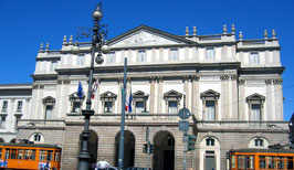 Operní scéna a divadlo La Scala