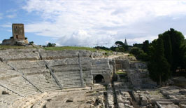 Řecké antické divadlo v Syrakusách