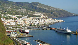 Hlavní město Santa Cruz de La Palma - Kanárské ostrovy