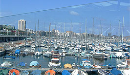 Pohled na přístav v Las Palmas - Kanárské ostrovy