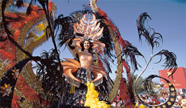 Karneval ve městě Santa Cruz de Tenerife - Kanárské ostrovy