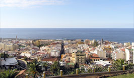 Pohled na letovisko Puerto de la Cruz - Tenerife - Kanárské ostrovy