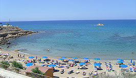 Pláž Kapparis - Protaras - Kypr