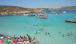 Ostrov Comino - Modrá laguna - Malta