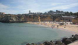 Pláž v letovisku Lagos - Algarve - Portugalsko