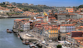  Pohled na město Porto - Portugalsko