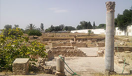 Pozůstatky římského města Pupput - Hammamet - Tunisko