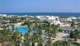 Výhled z hotelu Kheops - Nabeul - Tunisko