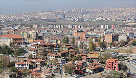 Pohled na hlavní město - Ankara - Turecko