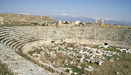 Ruiny římského sportovního stadionu v Perge - Turecko